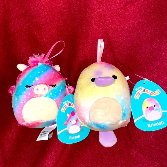 Set of 2 Squishmallows Plush Ornaments - Picture 1 of 14